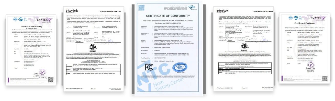 ELECNO company and product certification documents