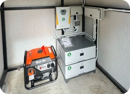 Solar battery backup system for the Malaysia project