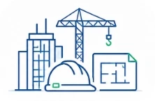 Energy project company illustration