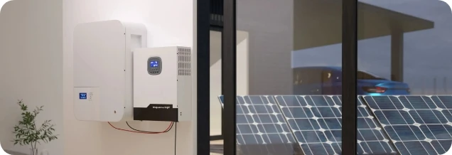 Hybrid inverter solar storage application