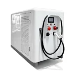 ELECNO mobile EV charging station with integrated battery storage and DC charging cables