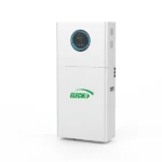 Front view of ELE 16kWh all-in-one battery system with a 6.2kW split-phase inverter