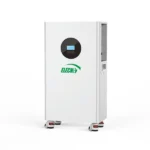 Front view of ELE 8kWh all-in-one battery system with a 3.6kW 120V inverter