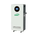 ELECNO 6.2kW 16.076kWh all-in-one solar battery system with LCD display and wheels