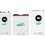 ELECNO wall-mounted LiFePO4 battery series product lineup