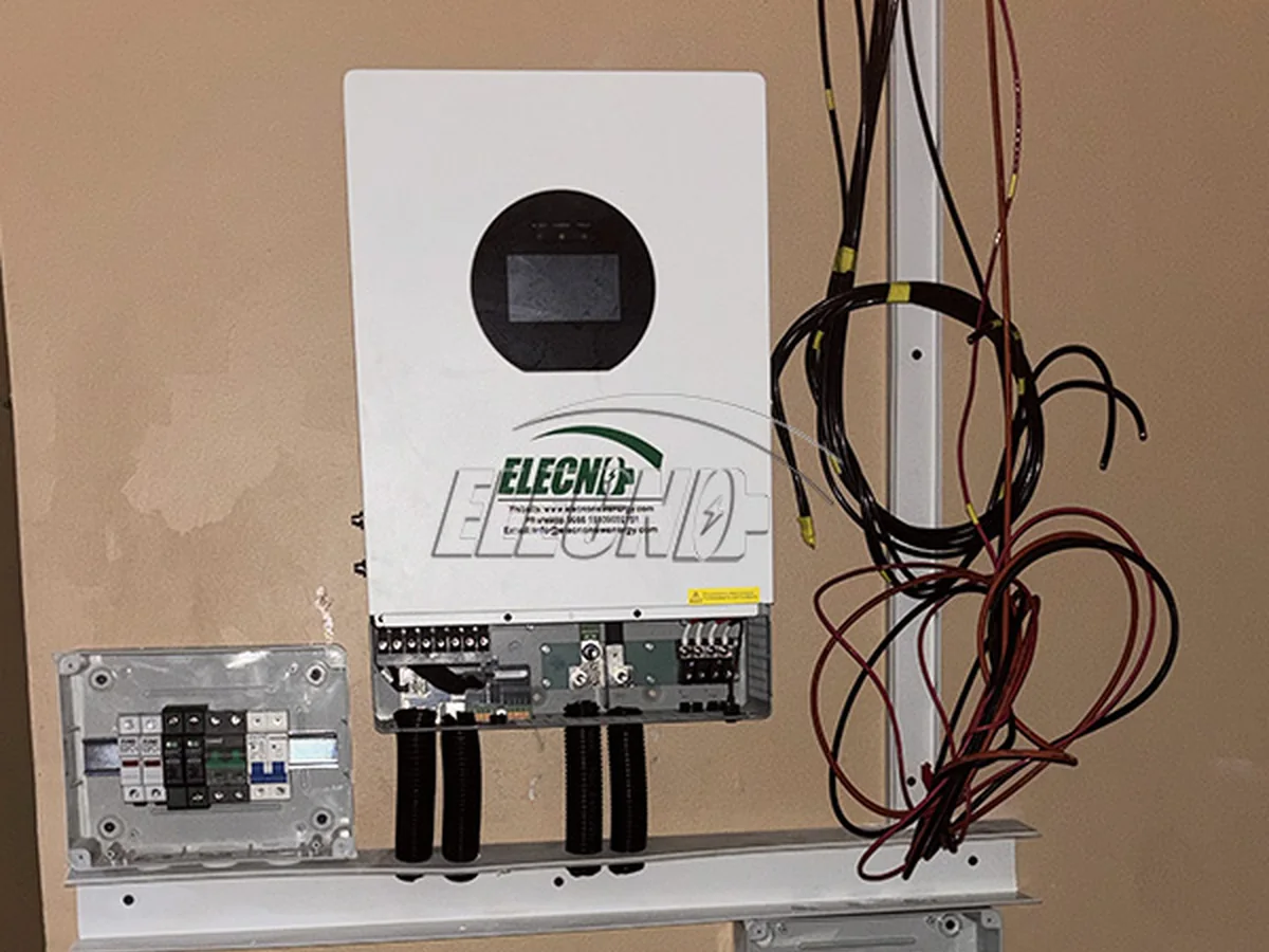 7.2kW US split-phase inverter and electrical protection equipment installed in Jamaica